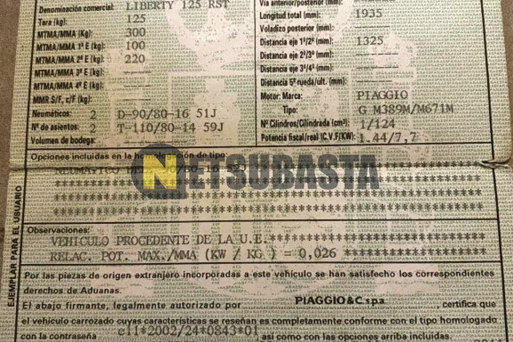 Piaggio Liberty 125 2011