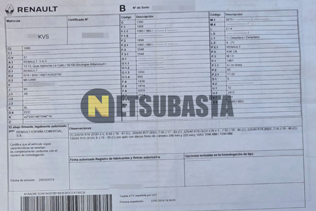 Renault Mégane 1.5 dCi 2019