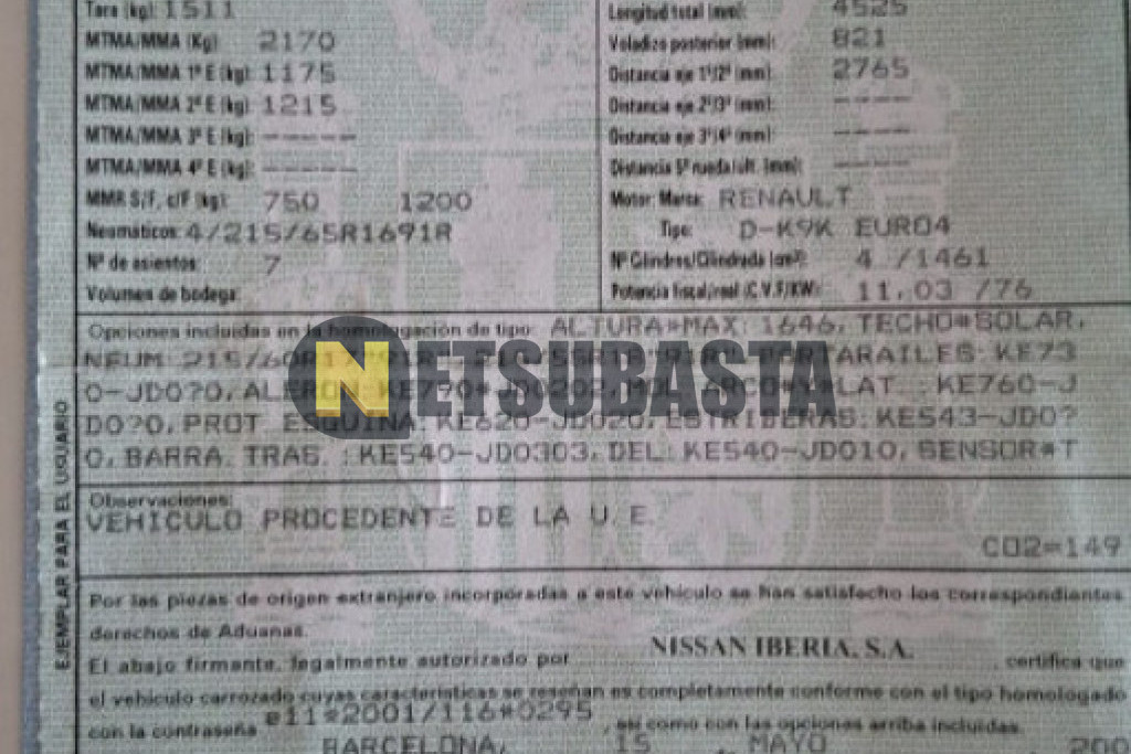 Nissan Qashqai+2 1.5 dCi 2009